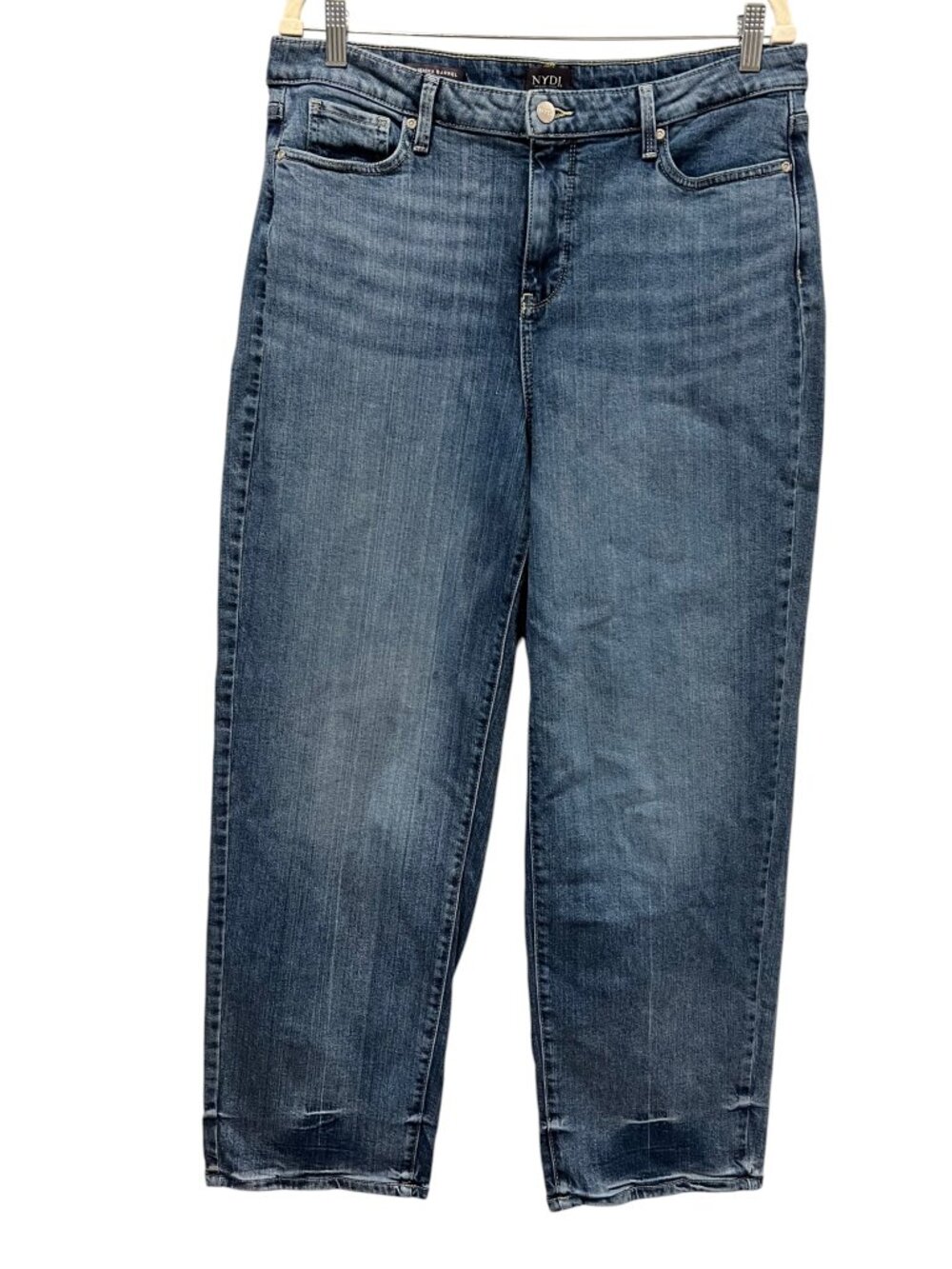 NYDJ Jemma Barrel Jeans, Med Wash, 12